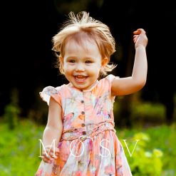 Alternative view of Cercei din aur roz pentru copii