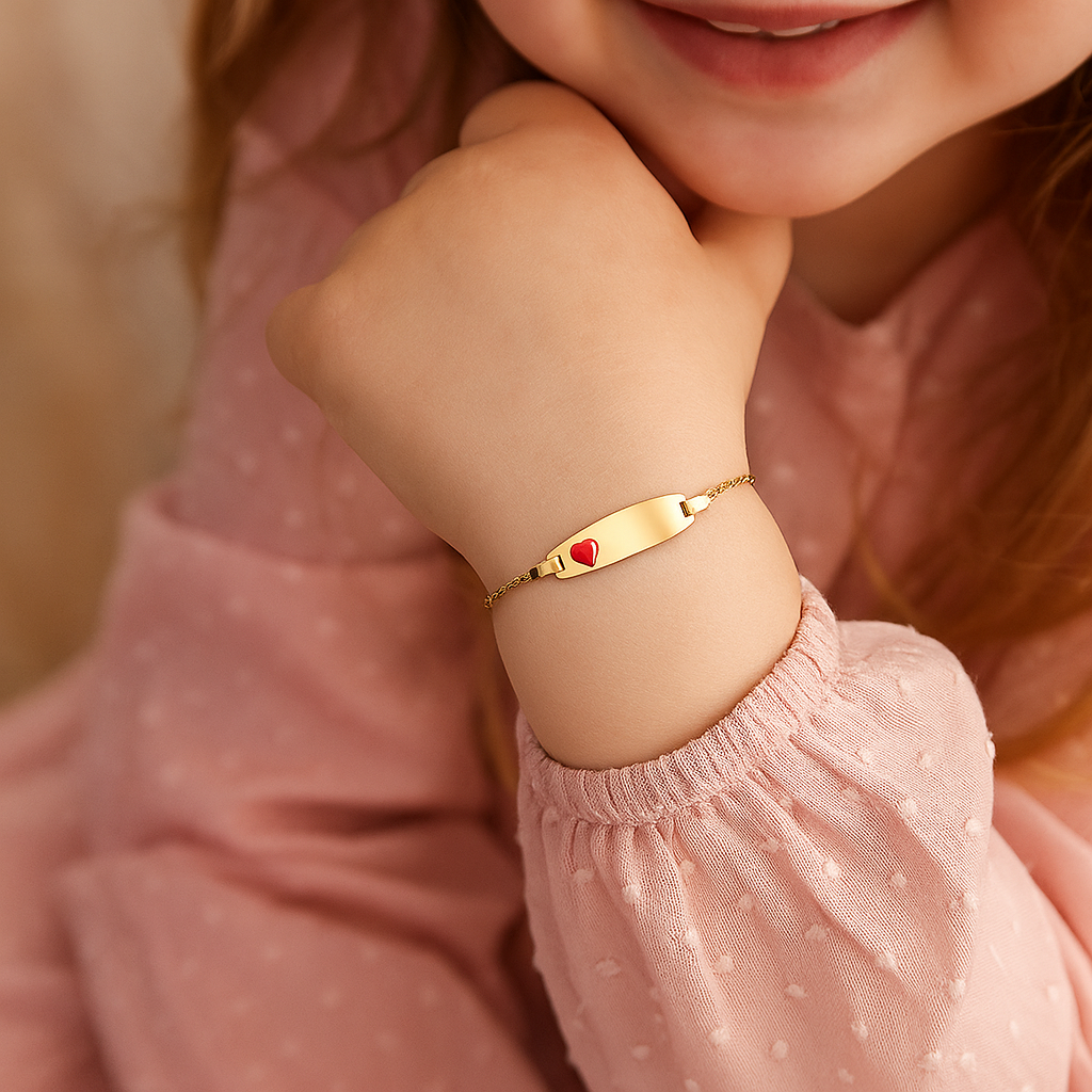 Brățară din aur pentru bebe - imagine 3