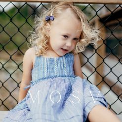 Alternative view of Cercei din aur cu pietricele verzi pentru copii