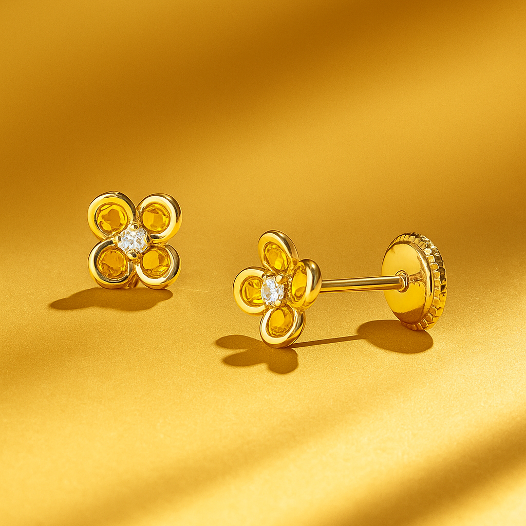 Cercei cu protecție pentru bebe - imagine 2