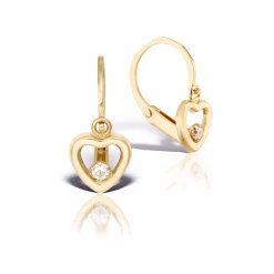 Cercei bebe aur 18 karate