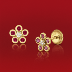 Cercei din aur pentru copii