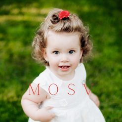 Alternative view of Cercei din aur alb pentru nou născuți