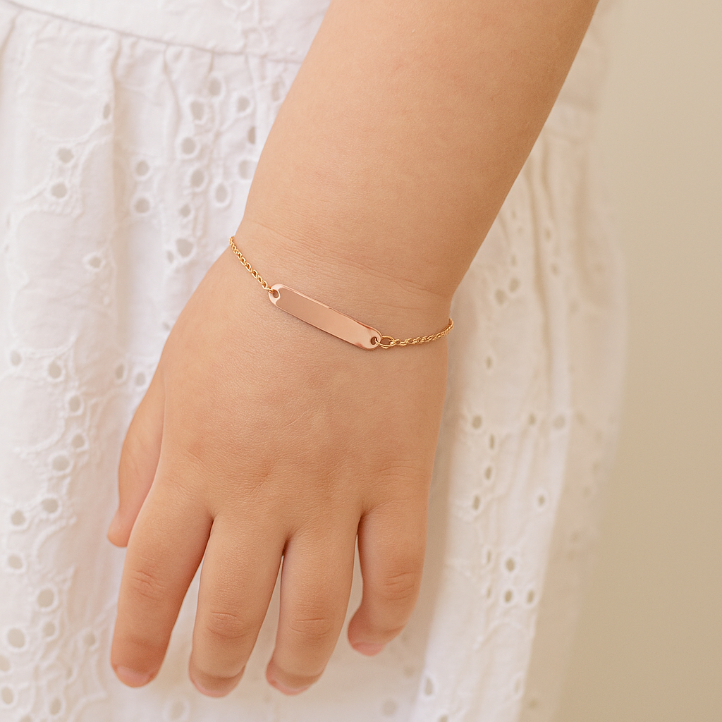 Brățară din aur roz 18 karate - imagine 3