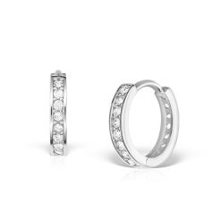 Cercei din aur alb pentru copii