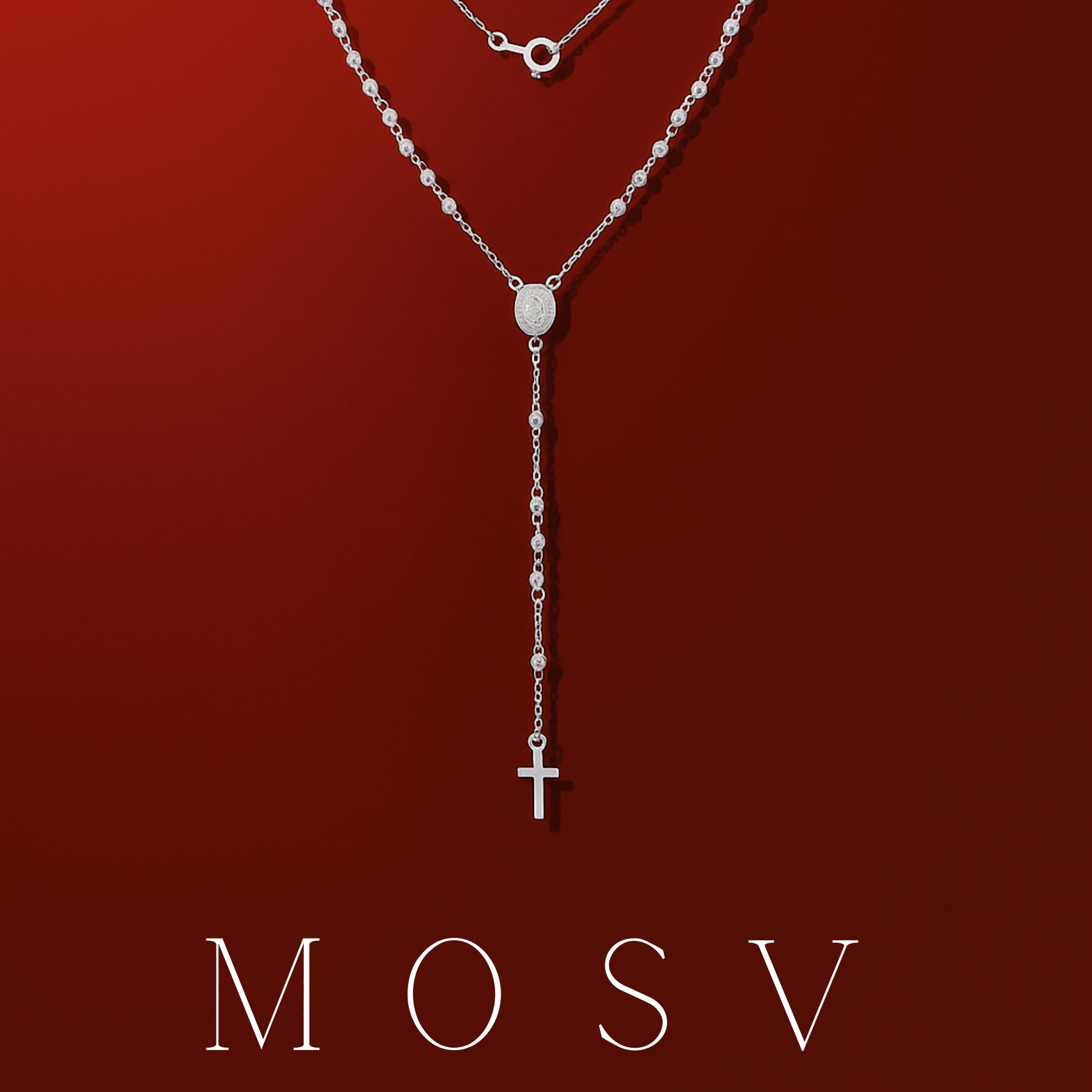 Rozariu din aur alb - imagine 2