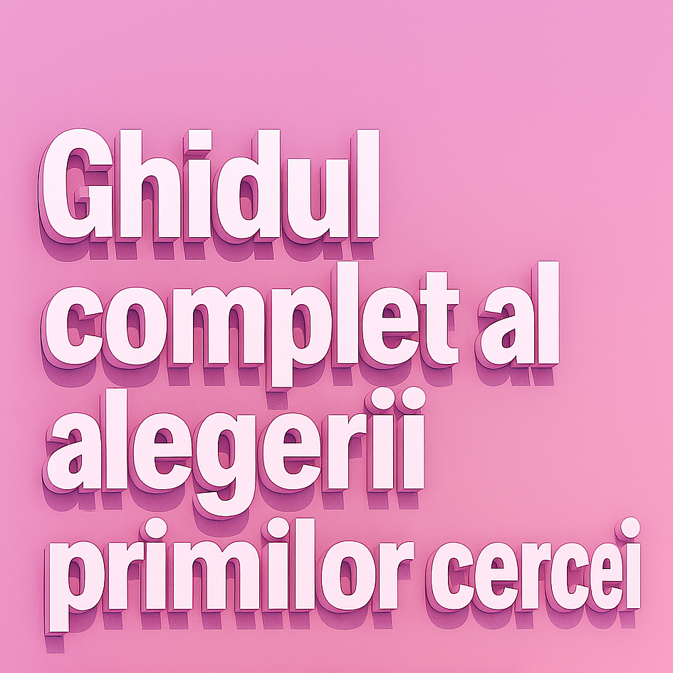 Ghidul primilor cercei