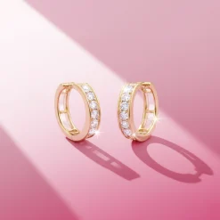 Cercei din aur pentru fete